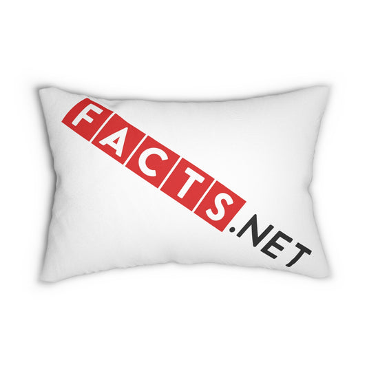 Facts.net's Spun Polyester Lumbar Pillow